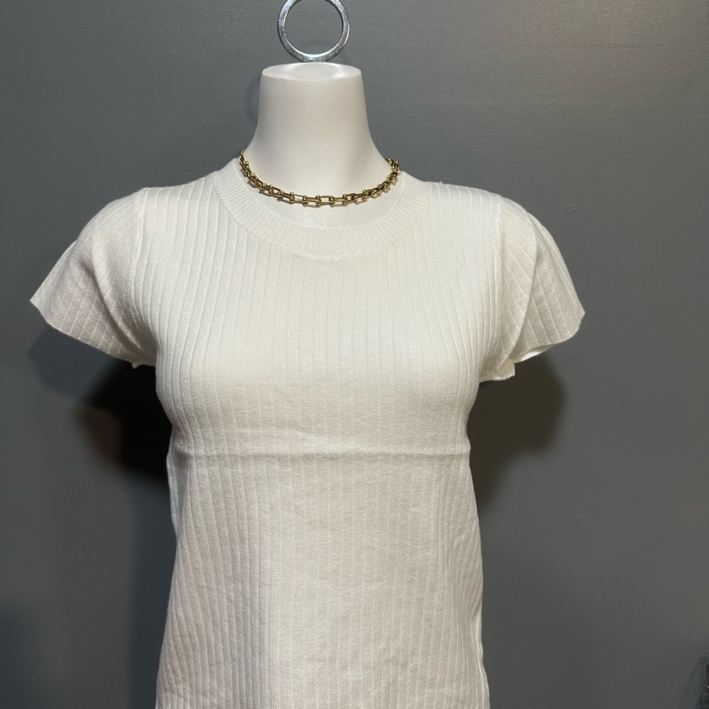 Lavender Ribbed Knit Top - Picture 4 of 6